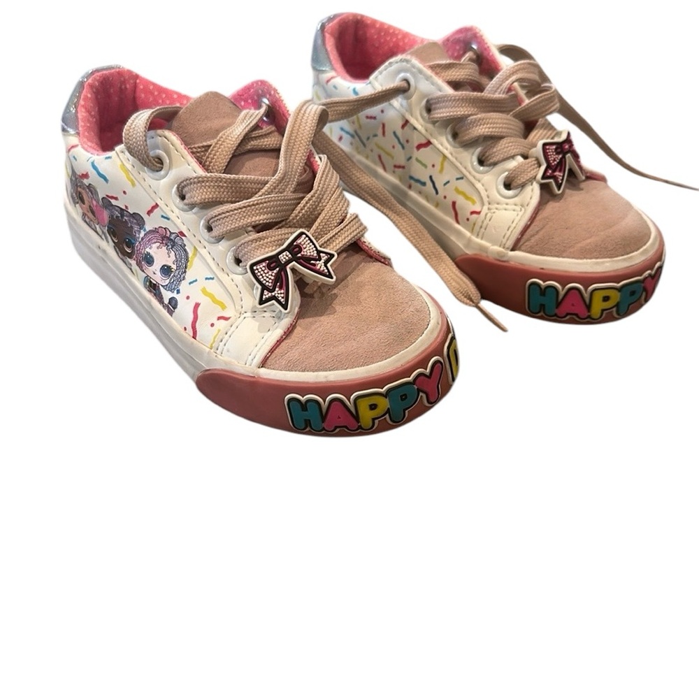 Kids LOL Surpise Sneakers - Pink and White
